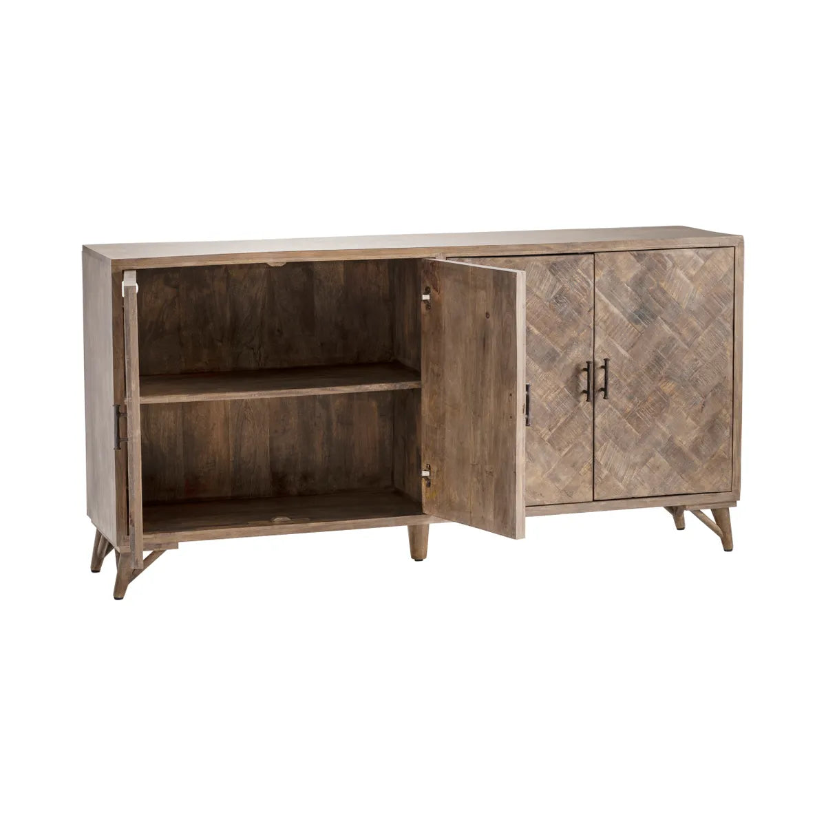 Crestview Collection Rowley Herringbone Sideboard - Image 2