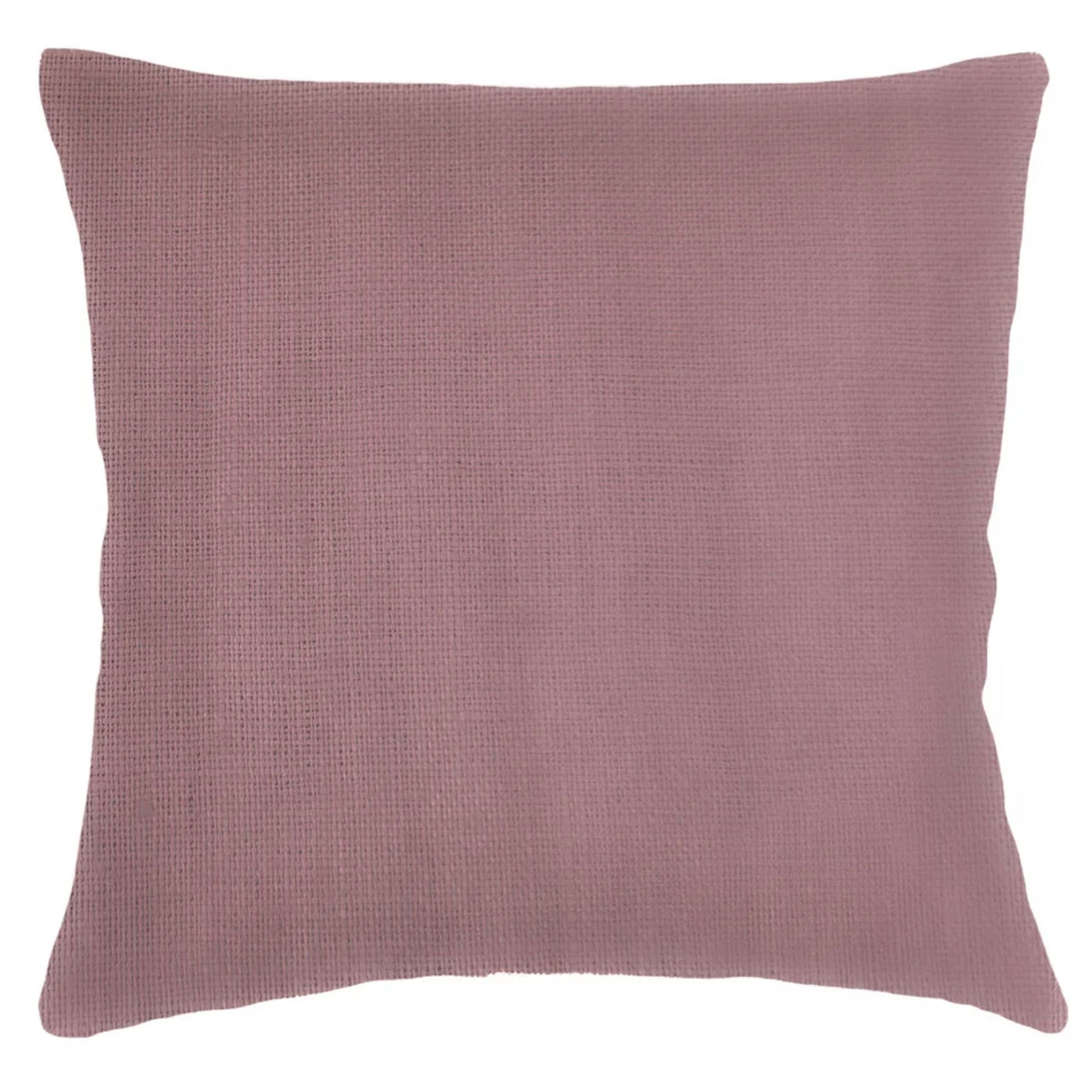 Anaya Home So Soft Linen Mauve Pillow 20x20 With Down Insert - Image 1