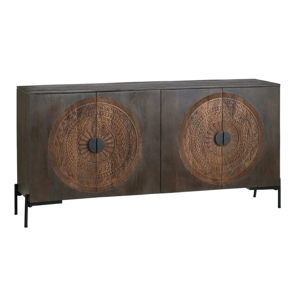 Crestview Collection Sienna Four- Door Sideboard - Image 3