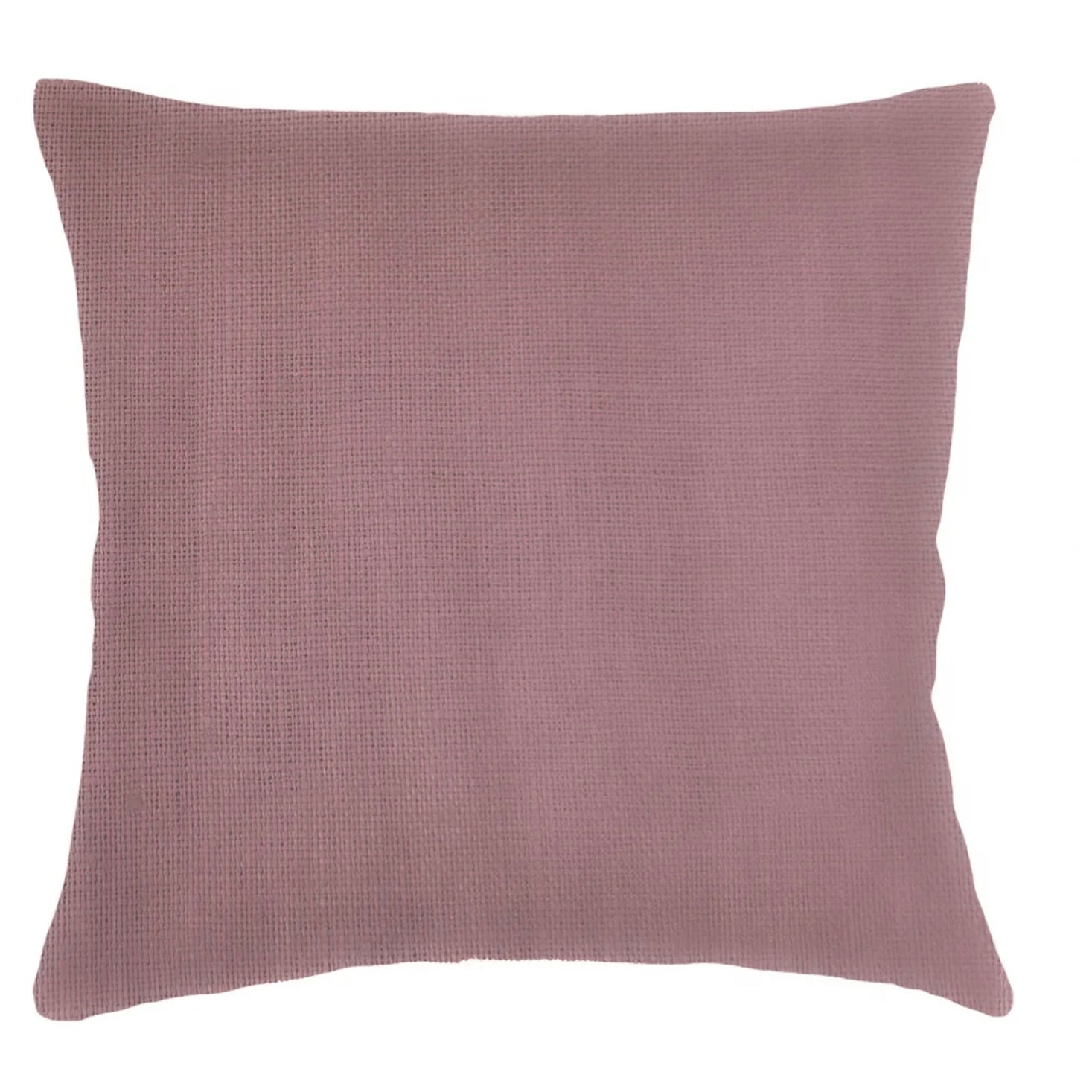 Anaya Home So Soft Linen Mauve Dutch Euro Pillow 26 x26 With Down Insert - Image 1