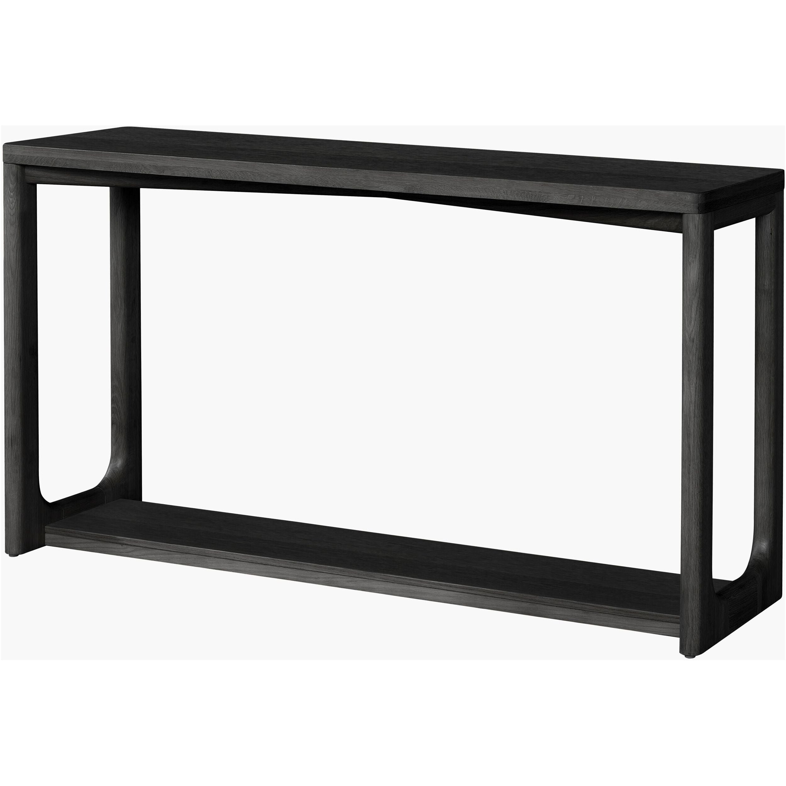 Surya Callister Modern Black Wood Console Table - Image 3