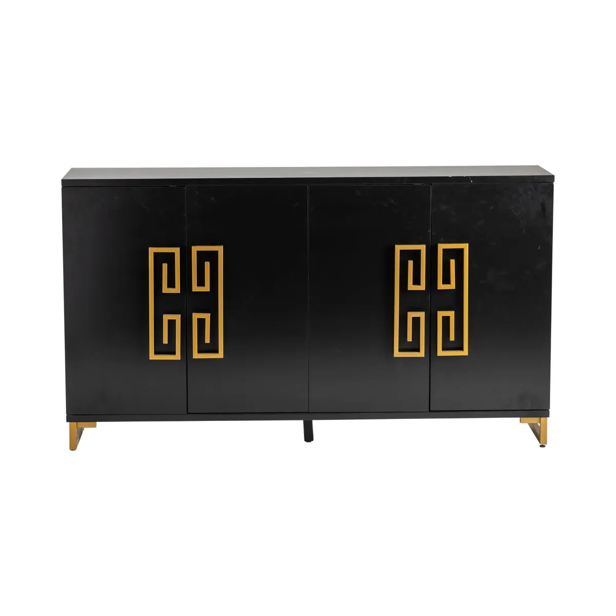 Crestview Collection Corinthian Modern Black Sideboard - Image 2