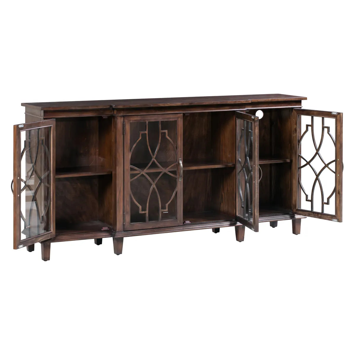 Crestview Collection Rutherford 4- Door Sideboard - Image 3