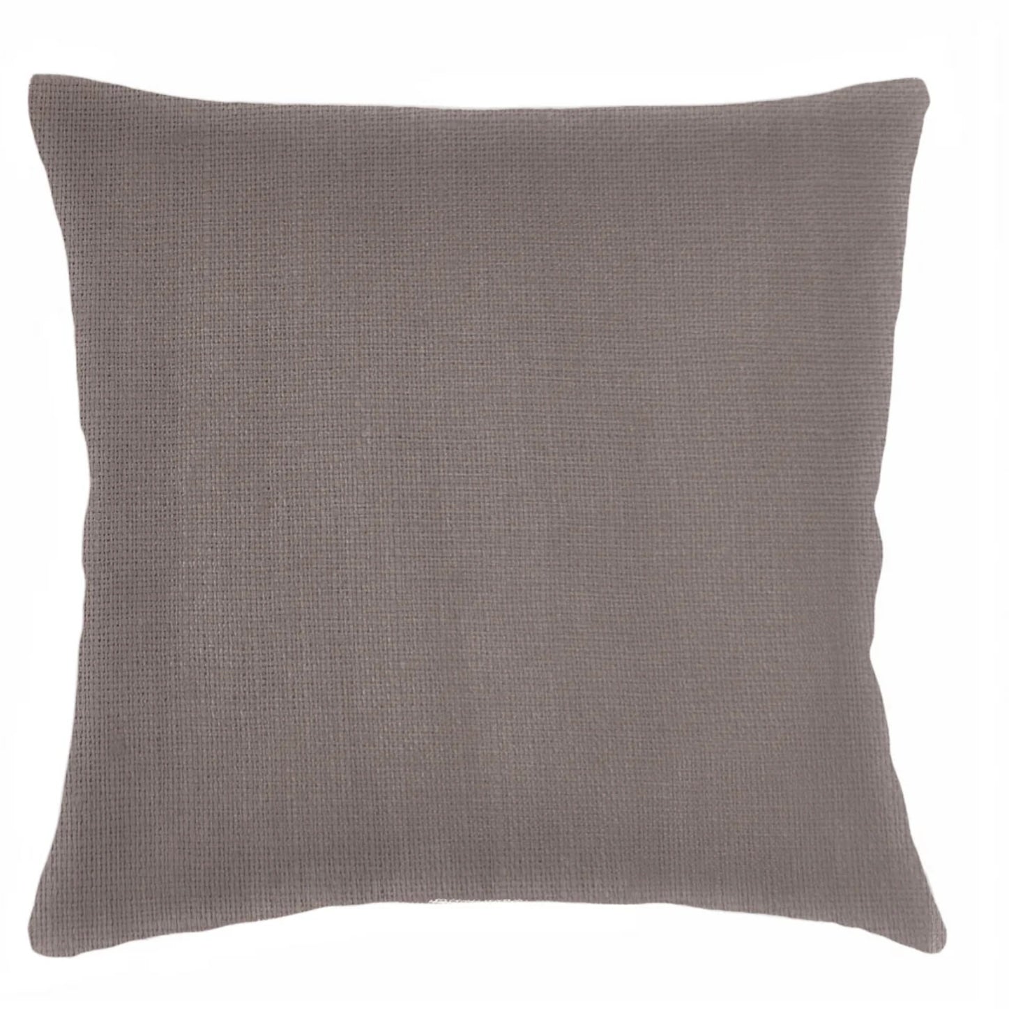 Anaya Home So Soft Linen Taupe Euro Pillow 26x26 With Down Insert - Image 1