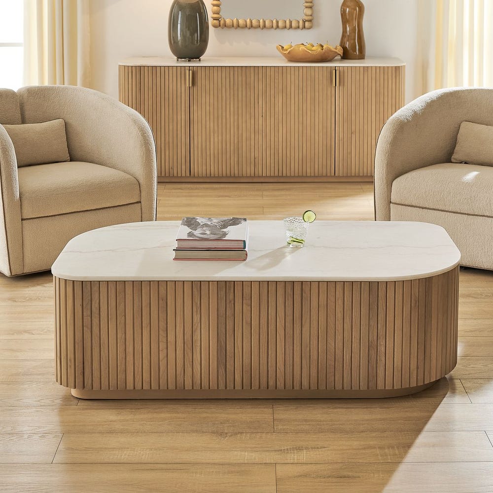 Uttermost Arik Alder Wood Coffee Table