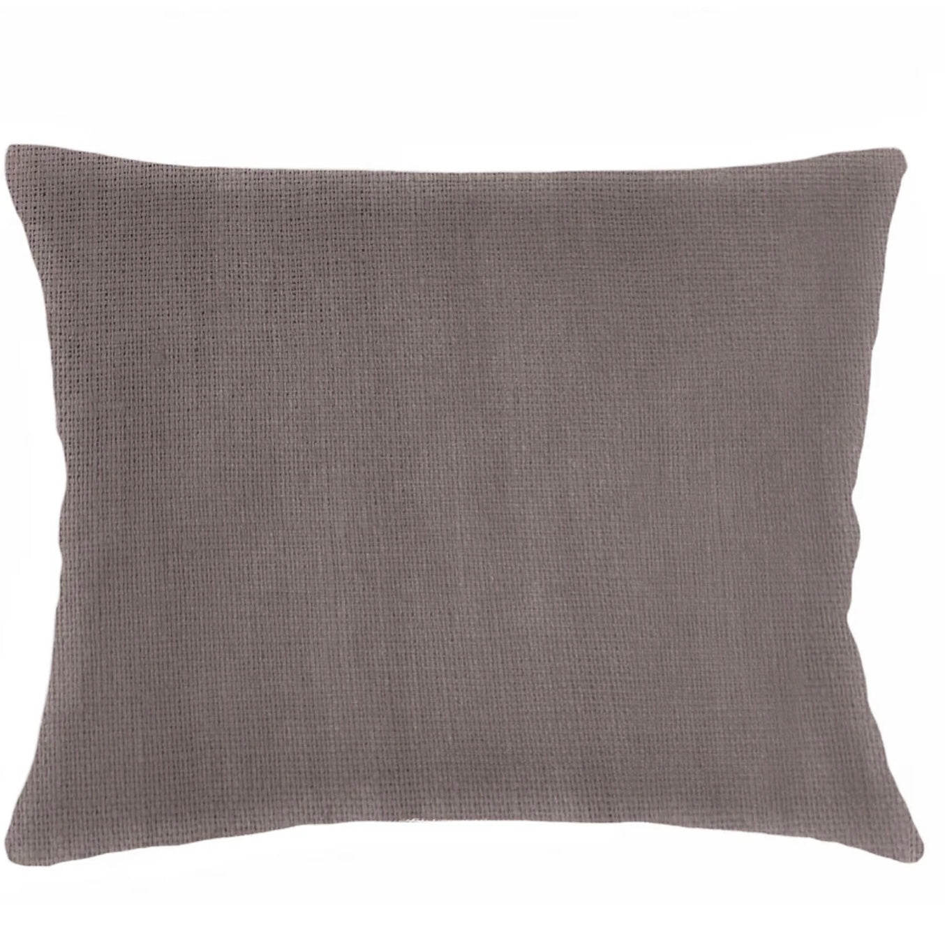 Anaya Home So Soft Linen Taupe Dutch Euro Pillow 28x36 With Down Insert - Image 1