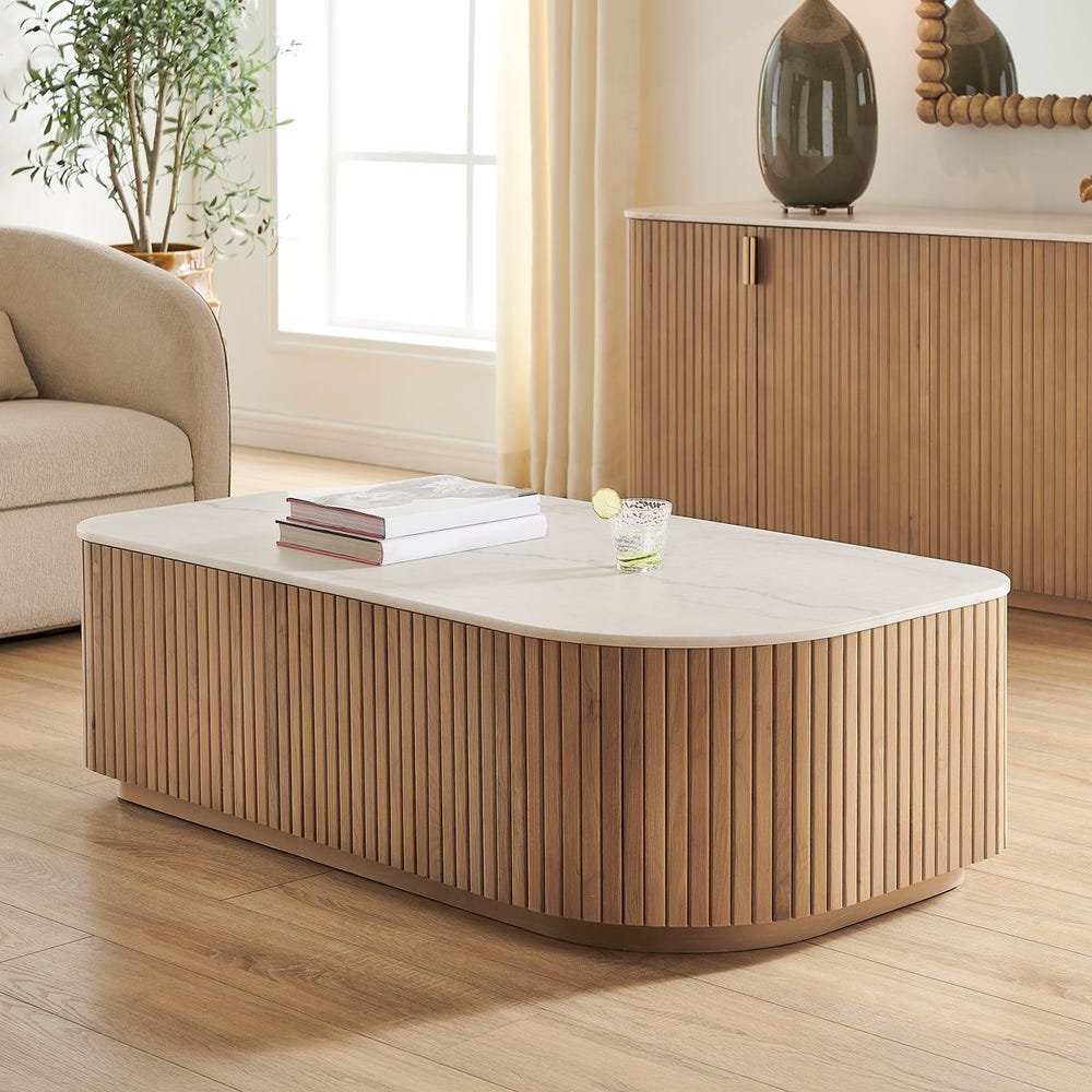 Uttermost Arik Alder Wood Coffee Table - Image 2