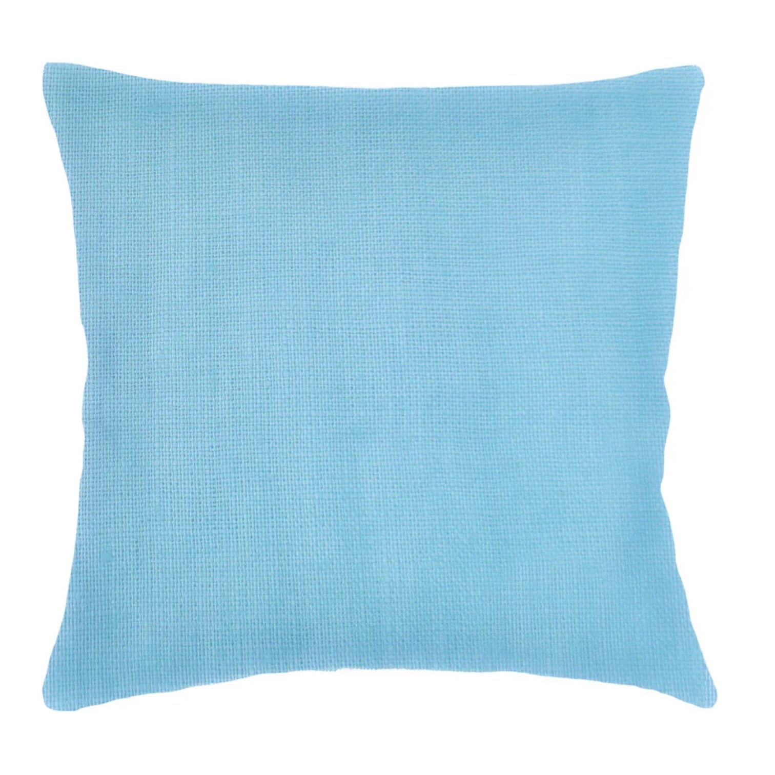 Anaya Home So Soft Linen Surf Blue Dutch Euro Pillow 26 x26 With Down Insert - Image 1