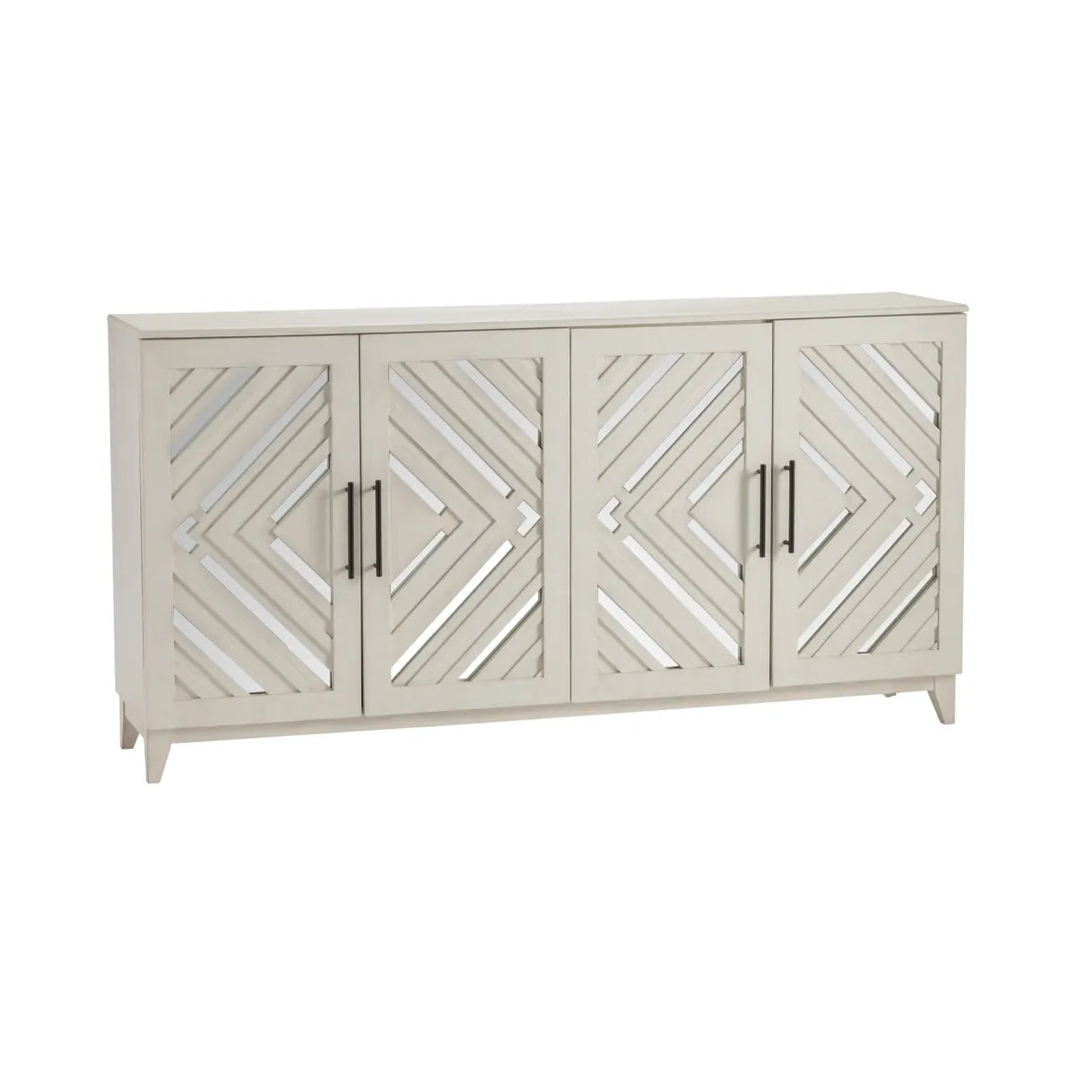 Crestview Collection Phoebe White Acacia Wood Sideboard - Image 2