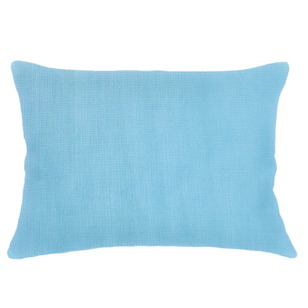 Anaya Home So Soft Linen Surf Blue Dutch Euro Pillow 28x36 With Down Insert - Image 1