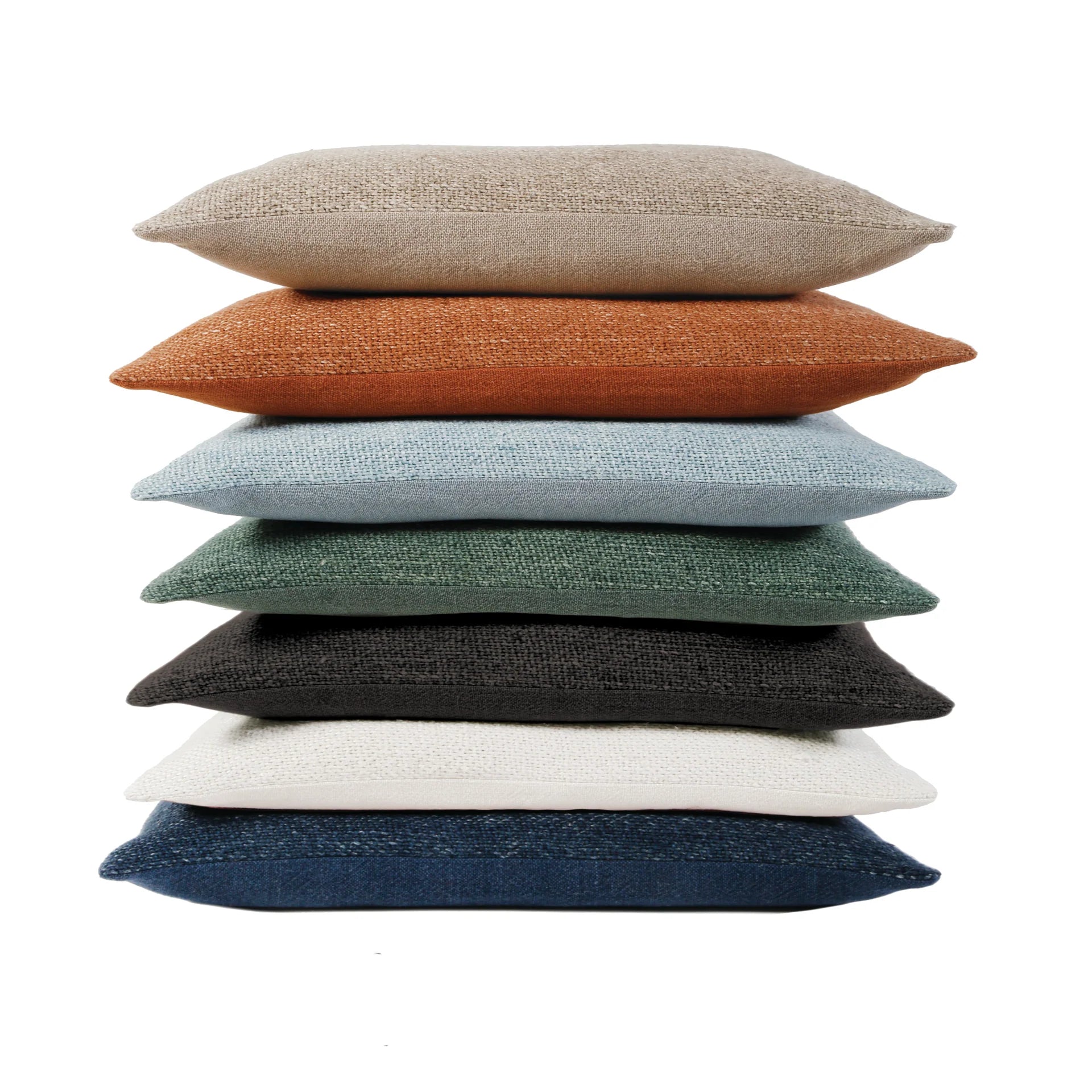 Pom Pom at Home Hendrick Hand Woven Linen Pillow with Insert ~ 14 x 40 ~ Available in 7 Colors - Image 1