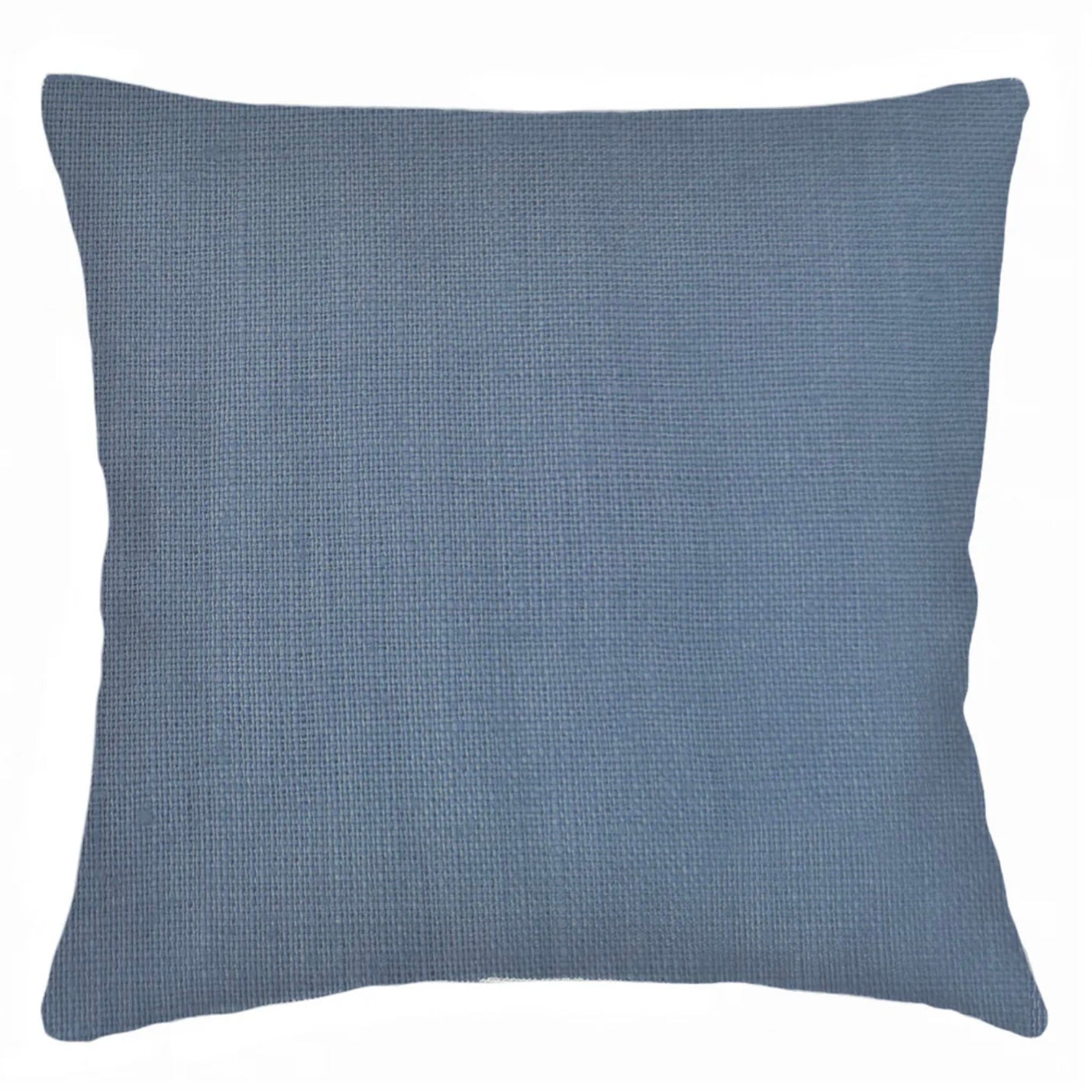 Anaya Home So Soft Linen Cape Blue Euro Pillow 26x26 With Down Insert - Image 1