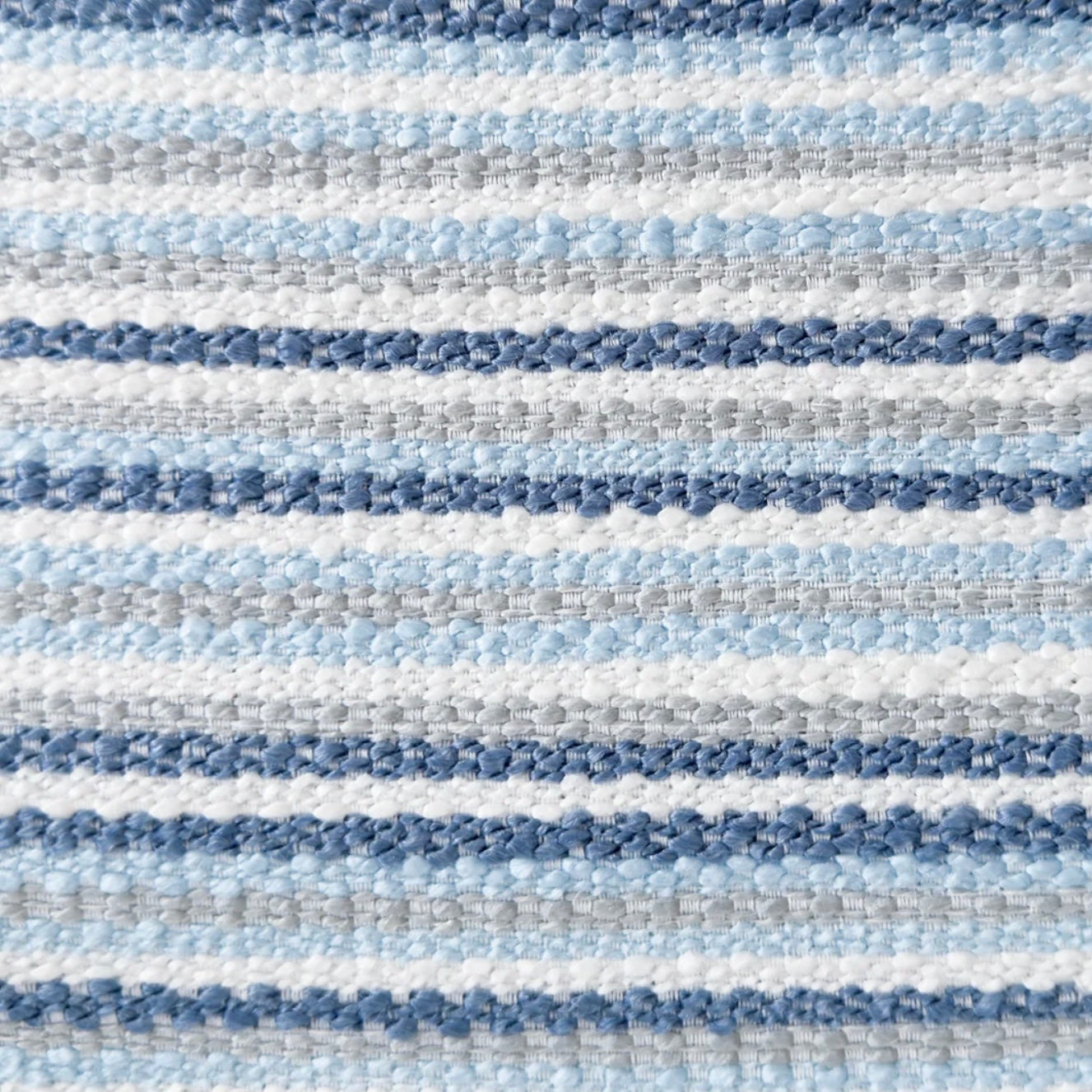 Anaya Home Blue Yacht Stripe Indoor Outdoor Table Runner - Image 2