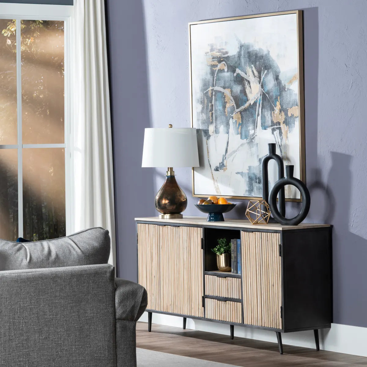 Crestview Collection Donovan Mango Wood Sideboard - Image 2