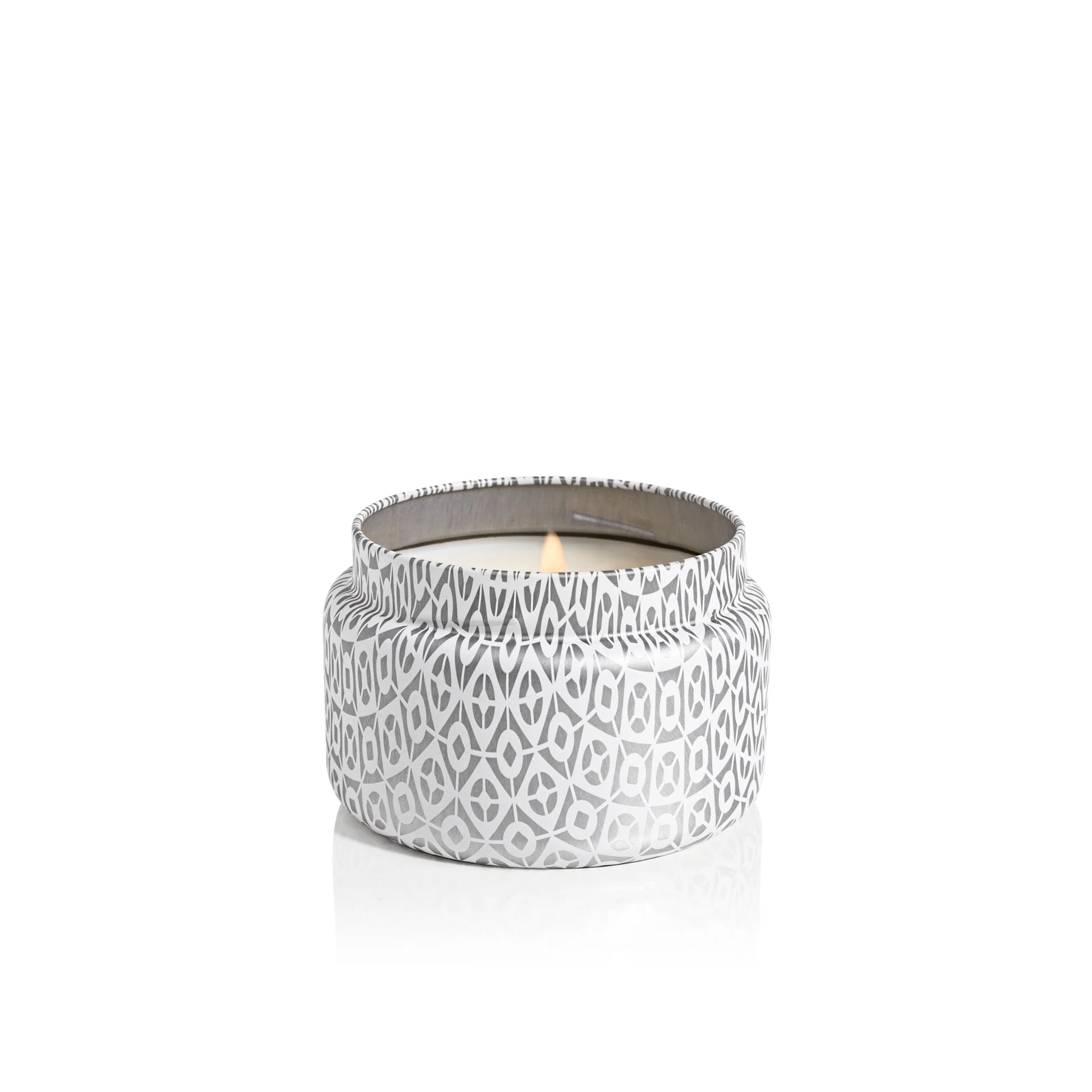 Capri Blue Volcano White Printed Tin Candle 8 oz ~ IN-STORE PURCHASE ONLY - Image 2