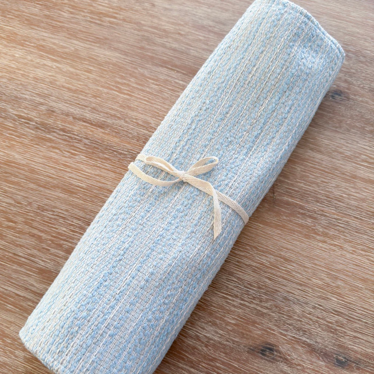 Anaya Home Bay View Blue Indoor Outdoor Table Runner - Image 3