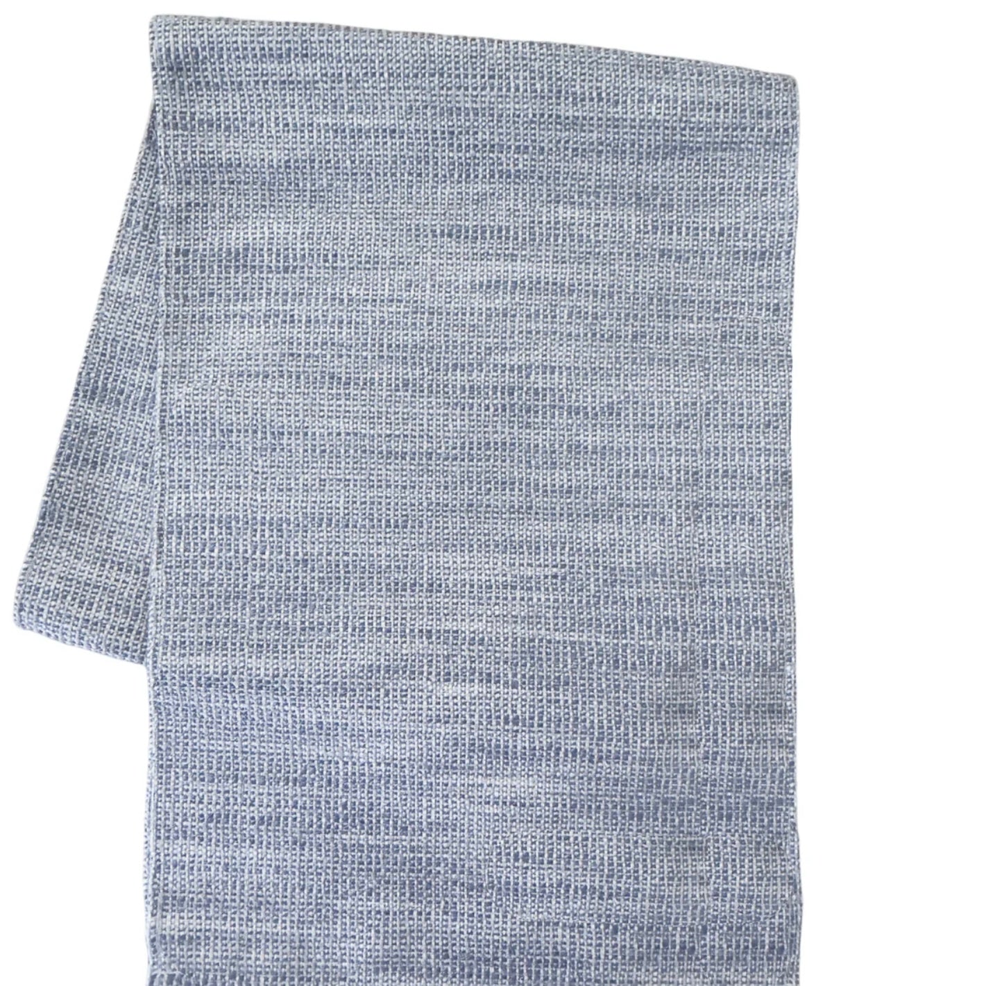 Anaya Home Seaside Smooth Indigo Indoor Outdoor Table Runner - Image 2