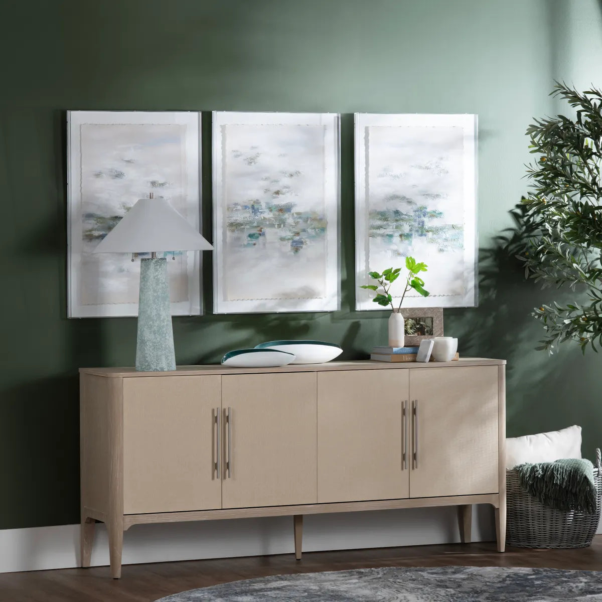 Crestview Collection Sterling Four-Door Sideboard - Image 1