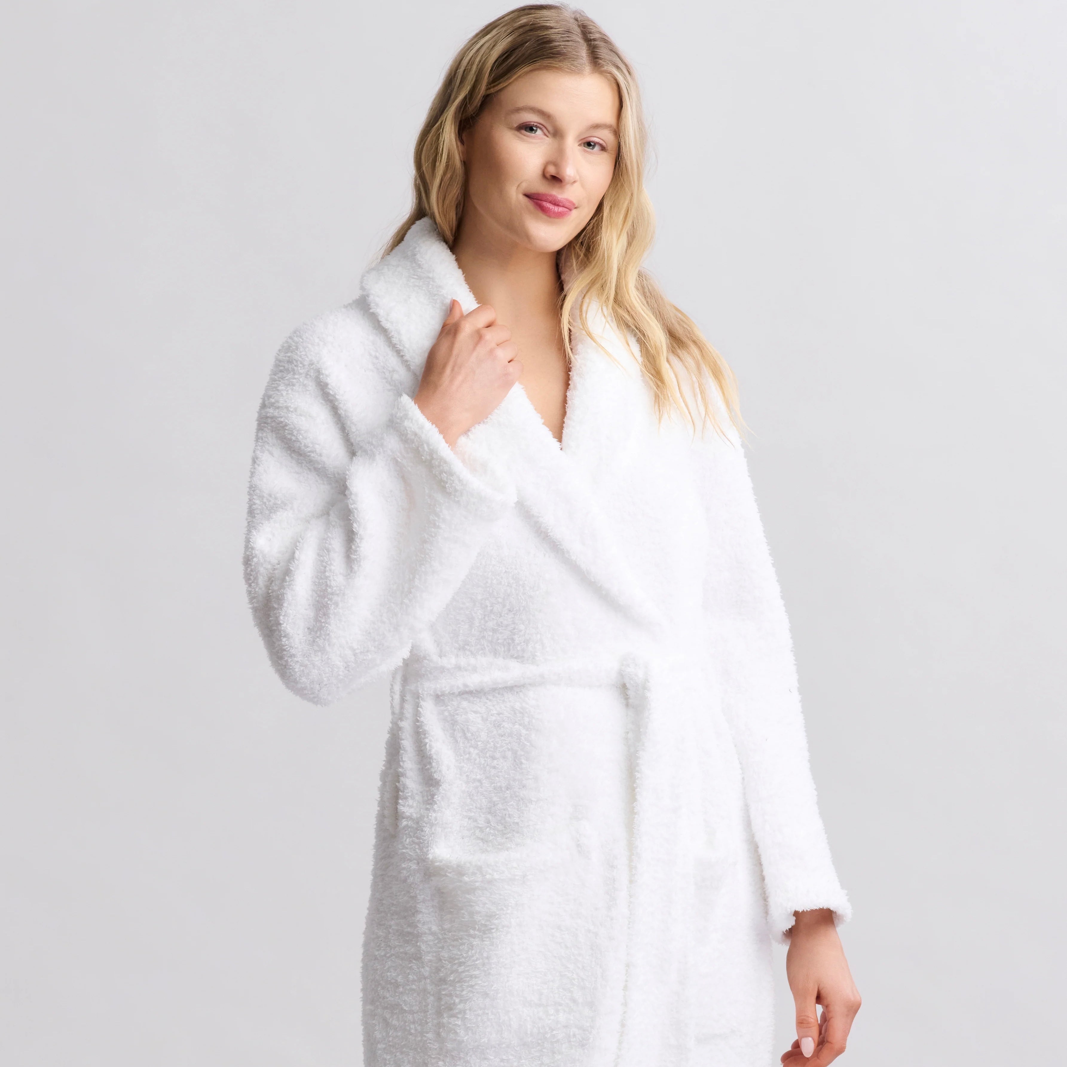 Barefoot Dreams CozyChic White Robe ~ Size Small / Medium - Image 1