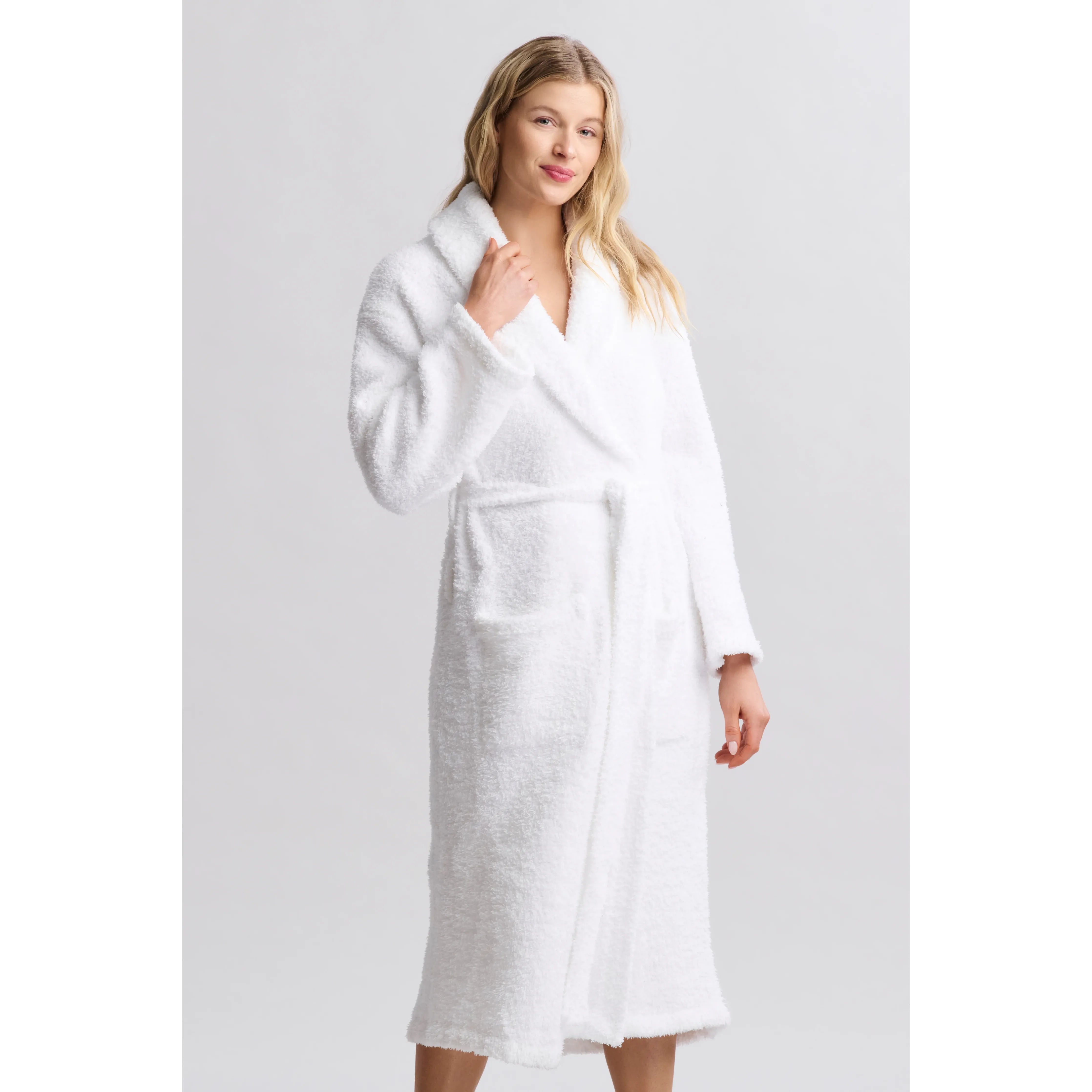 Barefoot Dreams CozyChic White Robe ~ Size Small / Medium - Image 2
