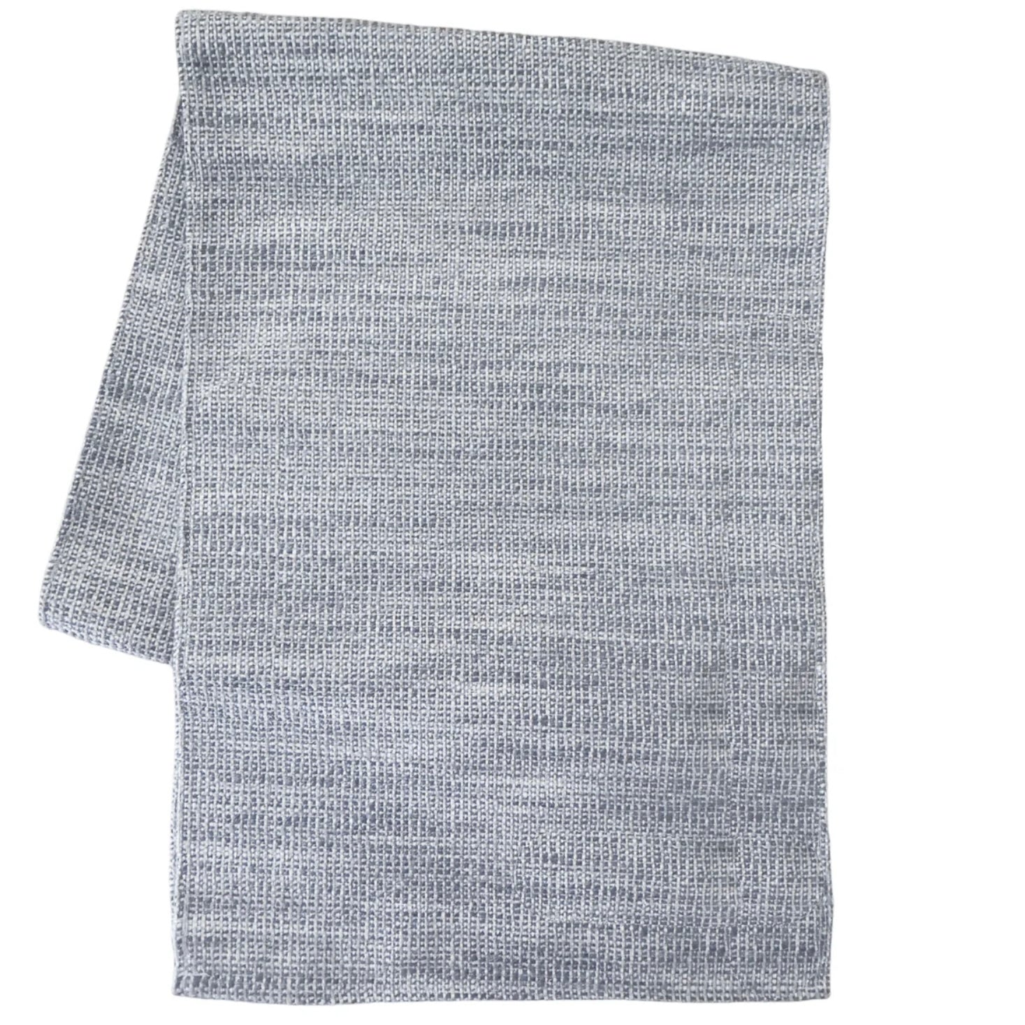 Anaya Home Seaside Smooth Grey Indoor Outdoor Table Runner - Image 2