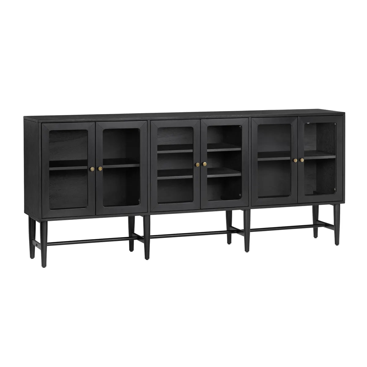 Crestview Collection Linsey Black Sideboard