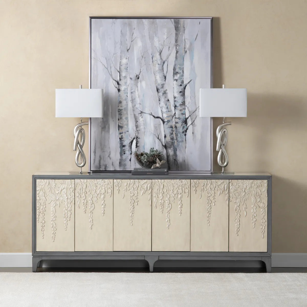 Crestview Collection Fleur Six- Door Sideboard - Image 1