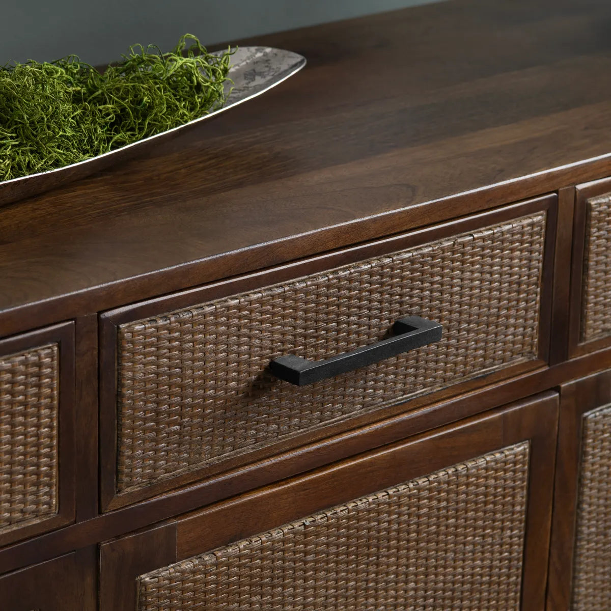 Crestview Collection Kingston Cane Four- Door Sideboard - Image 2