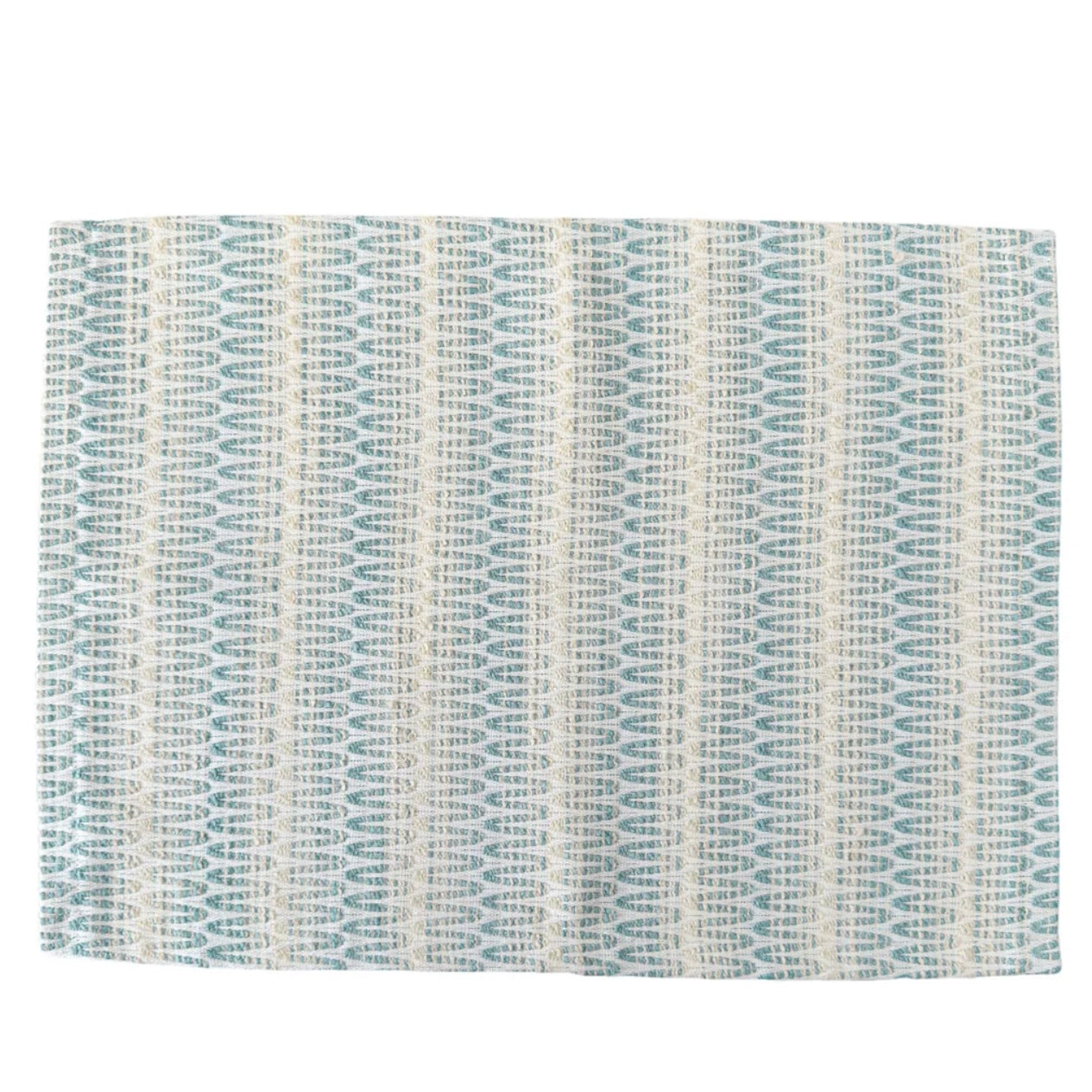 Anaya Home Summer Twist Aqua Indoor Outdoor Placemat - Image 2