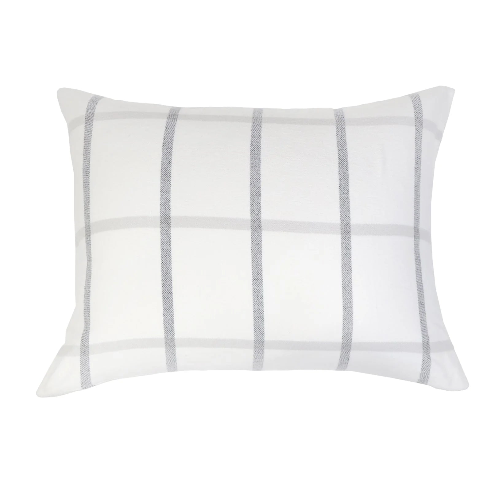 Pom Pom at Home Copenhagen White and Grey Big Pillow with Insert ~ 28 x 36 - Image 2