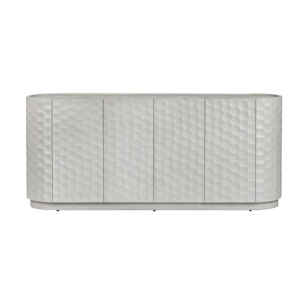Crestview Collection Gibson White Four- Door Sideboard - Image 2