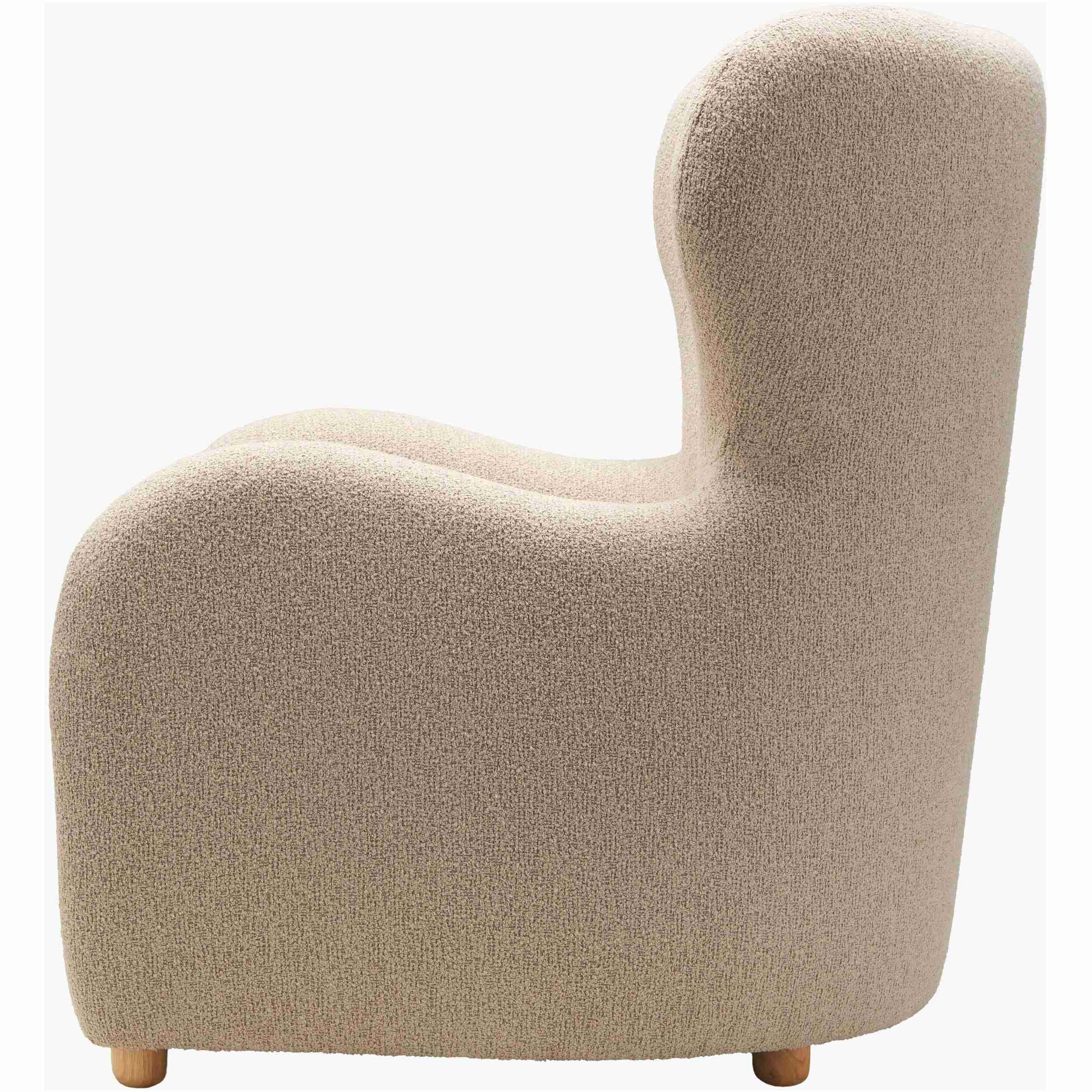 Surya Jacqui Modern Boucle Accent Chair - Image 3