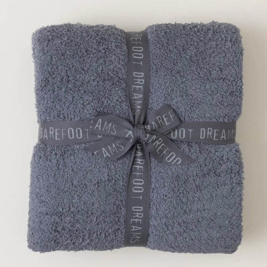 Barefoot Dreams CozyChic Graphite Throw Blanket - Image 1