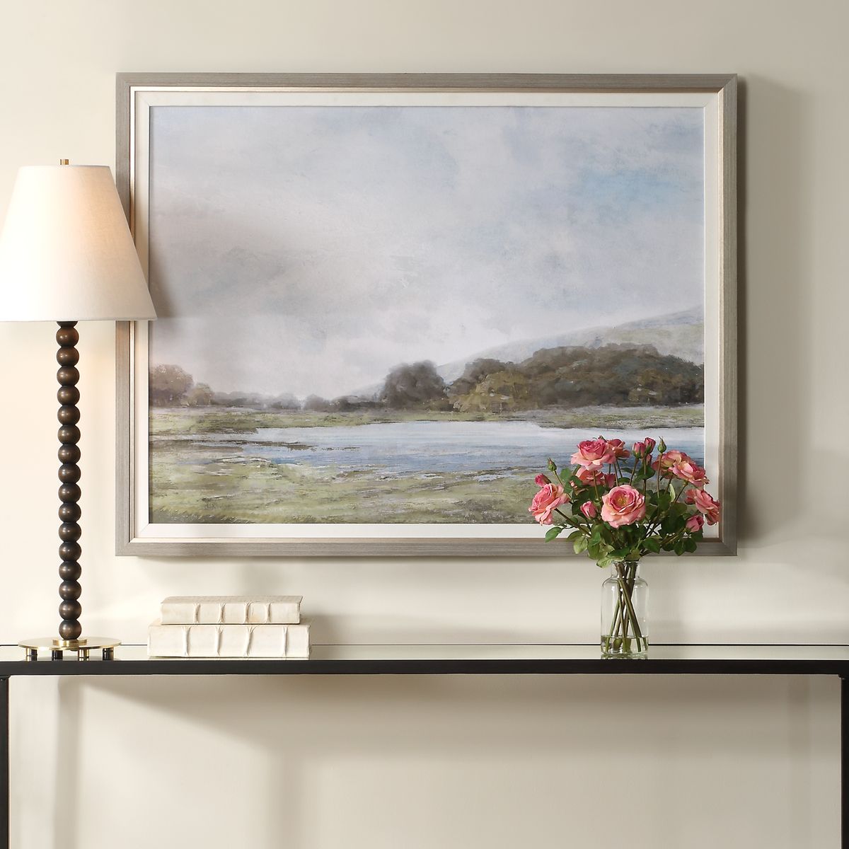 Uttermost Restful Vista Awe Waterscape Framed Print - Image 1