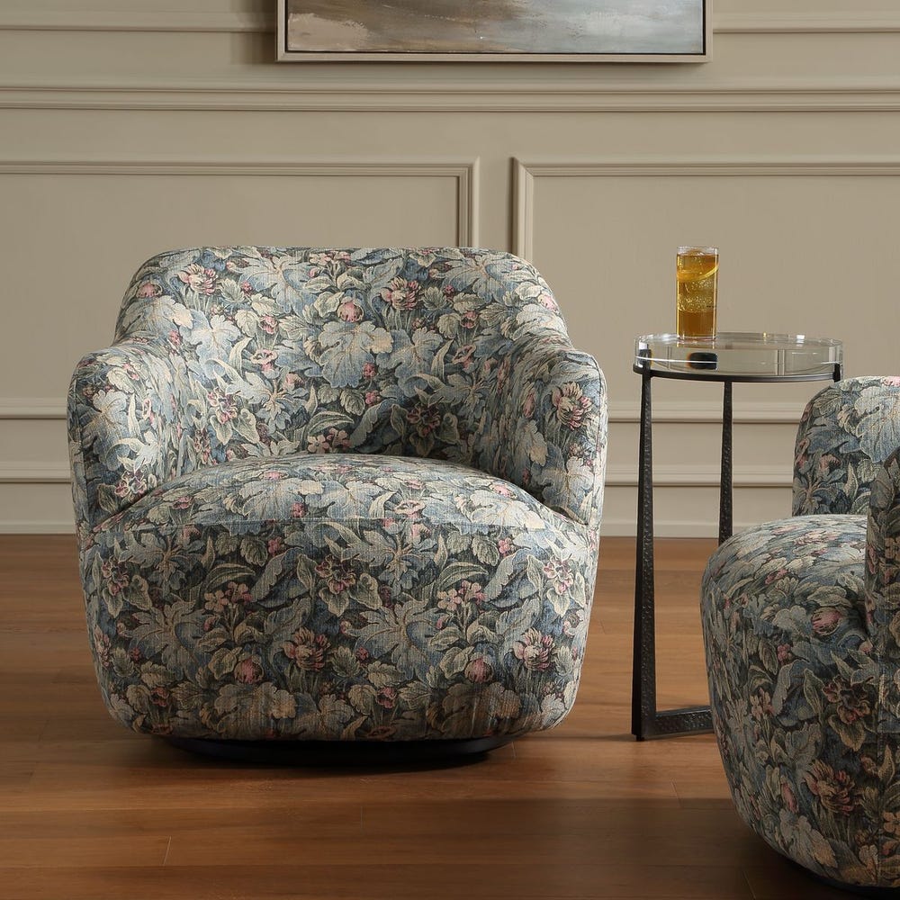 Uttermost Ansel Classic Tapestry Styled Swivel Chair - Image 2