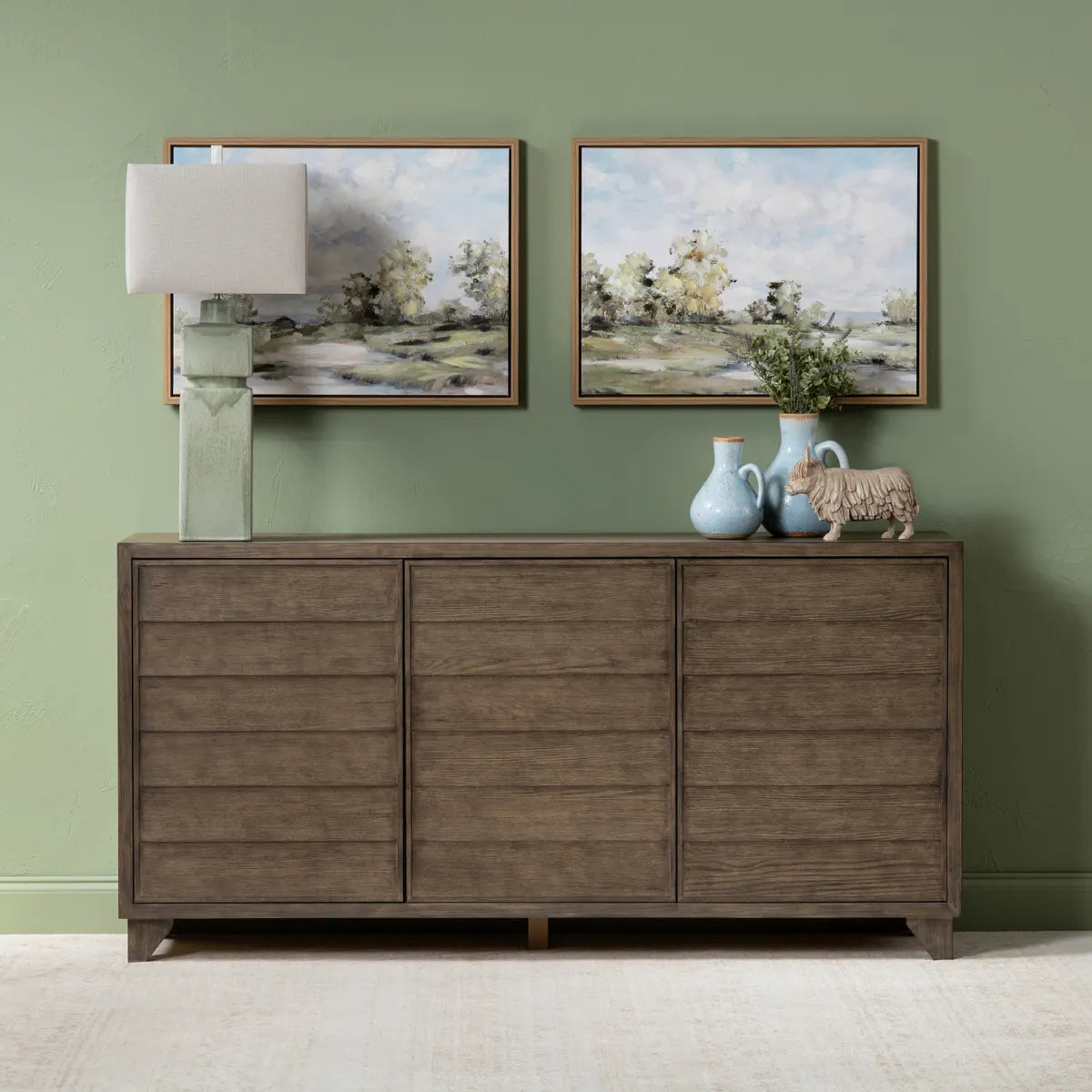 Crestview Collection Kieran Three- Door Sideboard