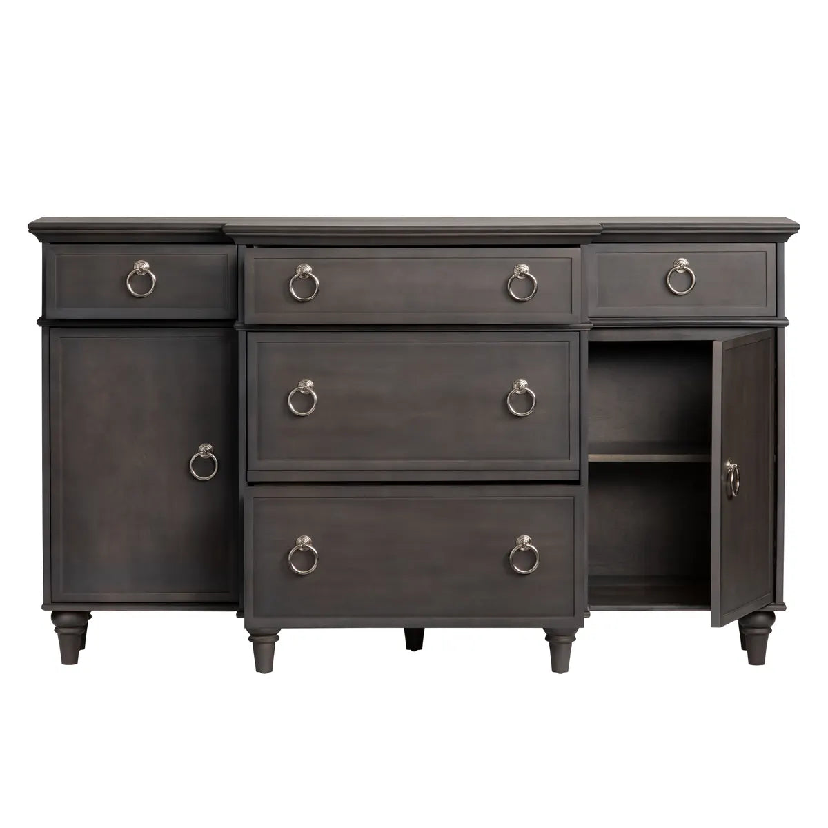 Crestview Collection Galloway Dark Gray Sideboard - Image 3