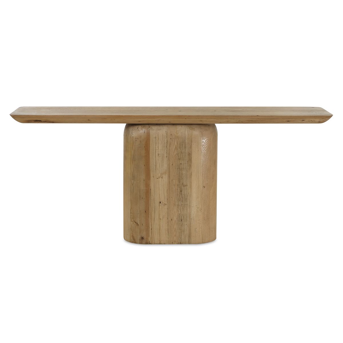Uttermost Camerlin Reclaimed Wood Rounded Base Console Table - Image 1