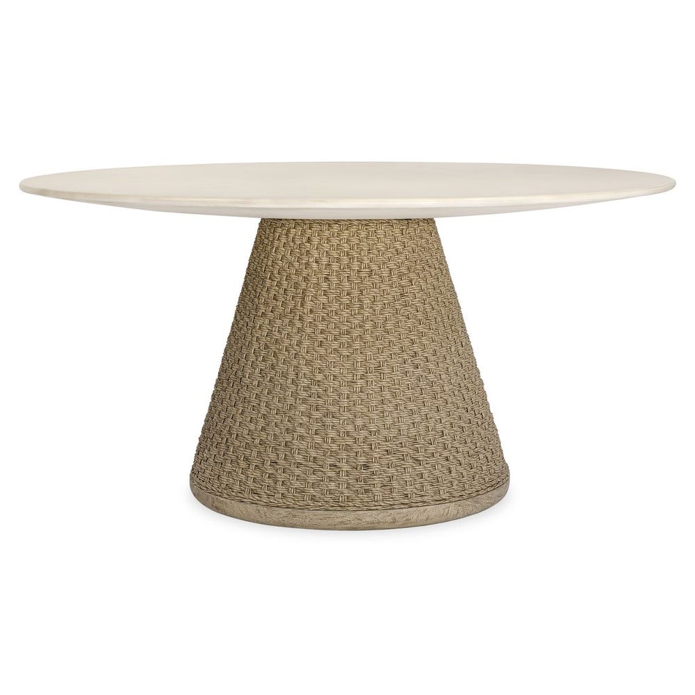 Uttermost Cardoso Glass Reinforced Concrete Top Dining Table ~ Indoor & Outdoor Use