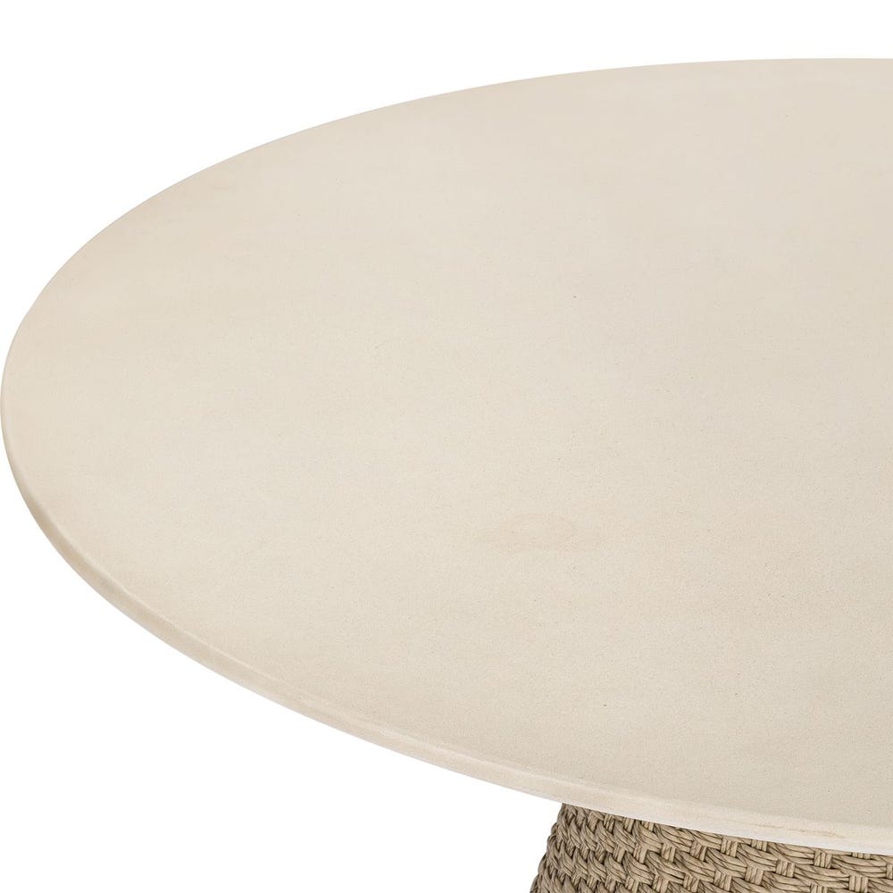 Uttermost Cardoso Glass Reinforced Concrete Top Dining Table ~ Indoor & Outdoor Use - Image 3