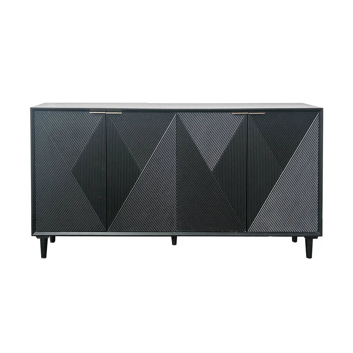 Crestview Collection Arvada Black Acacia Finish Sideboard - Image 2