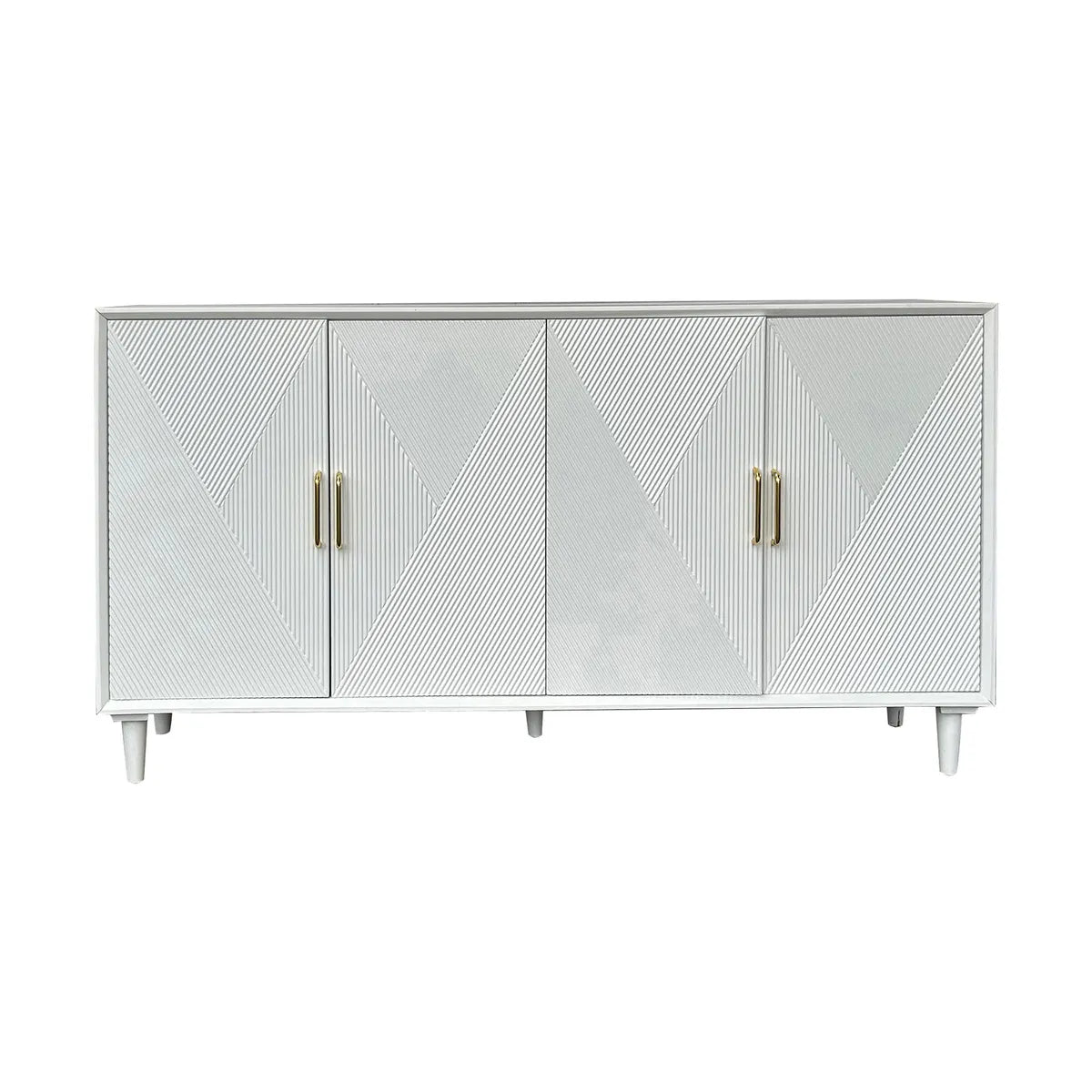 Crestview Collection Arvada White Acacia Finish Sideboard - Image 2