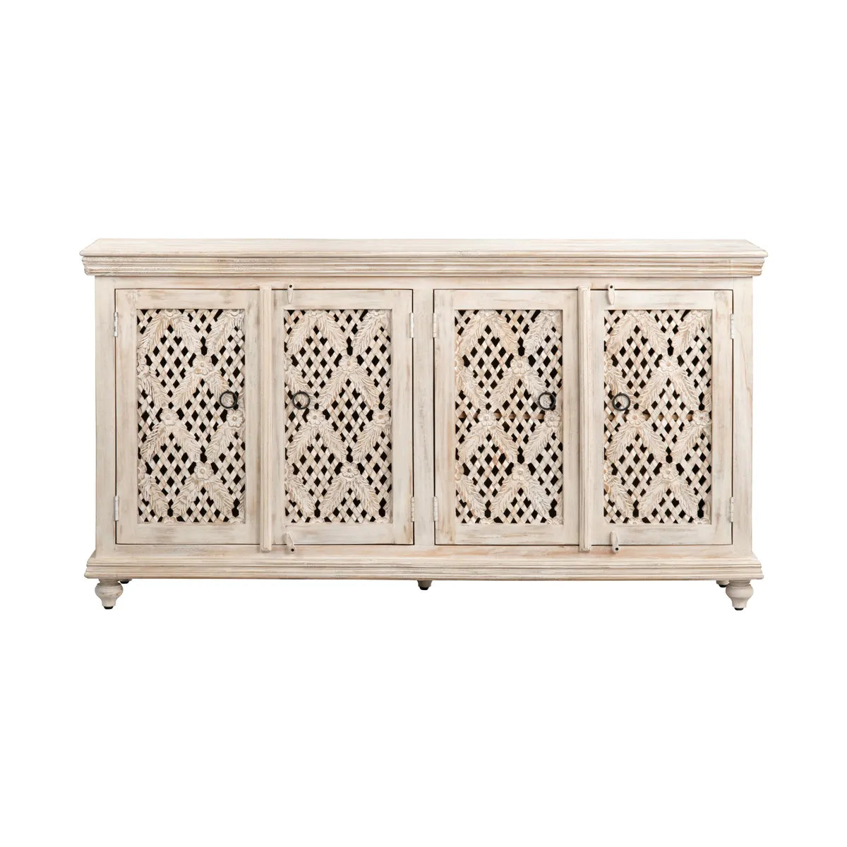 Crestview Collection Lattice Four- Door Sideboard - Image 3
