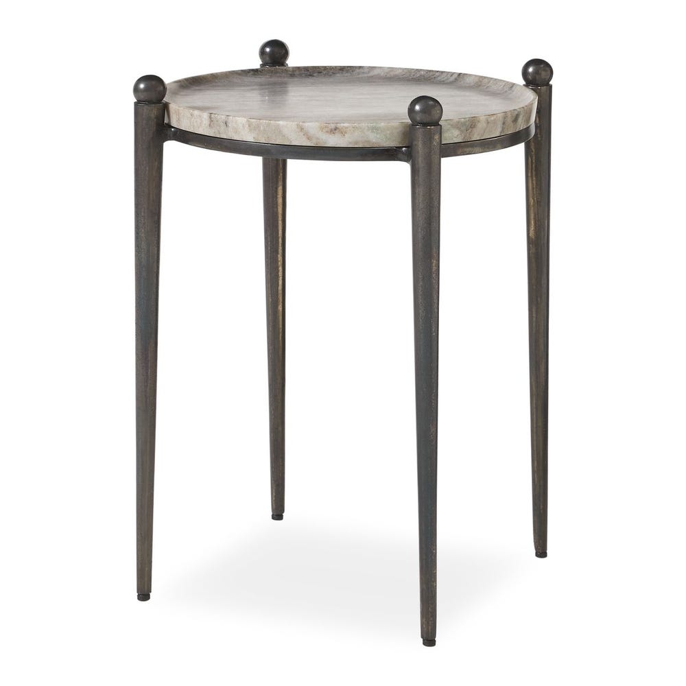 Uttermost Nahunta Dark Bronzed Finish Accent Table - Image 2