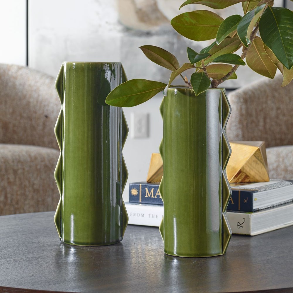 Uttermost Meander Decorative Vases Set Of Two - Image 1