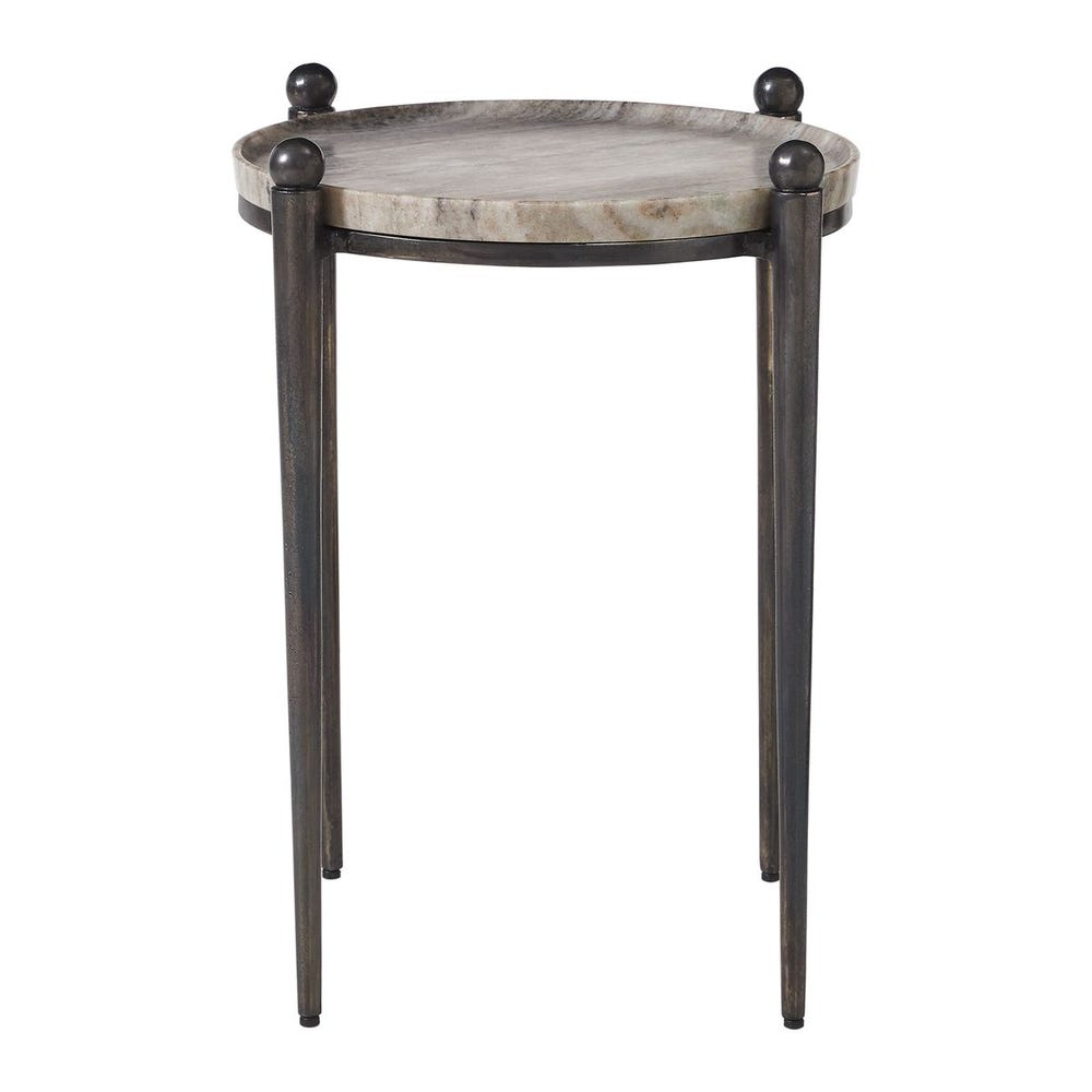 Uttermost Nahunta Dark Bronzed Finish Accent Table - Image 3