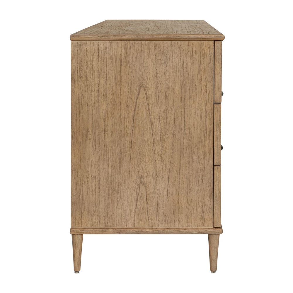 Uttermost Coast Natural Rattan Cane Six- Drawer Chest - Image 3