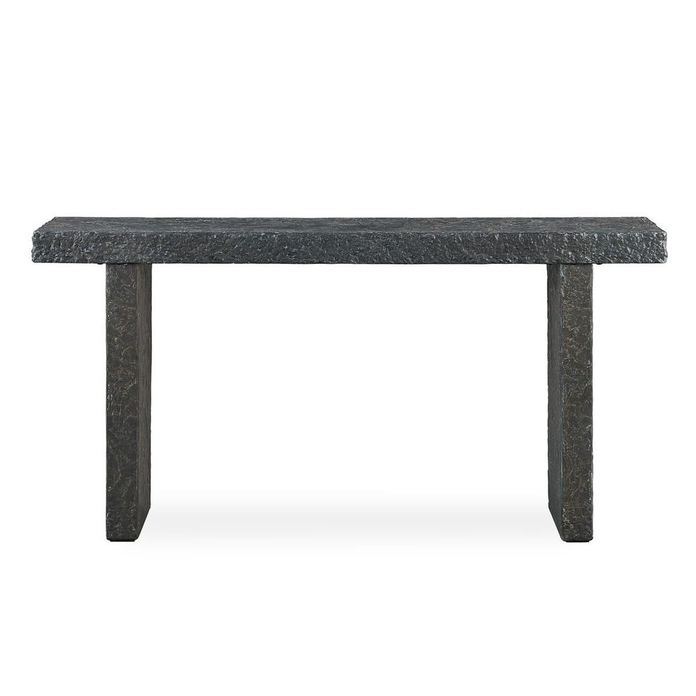 Uttermost Hagan Slate Glass Reinforced Concrete Console Table ~ Indoor & Outdoor Use - Image 3