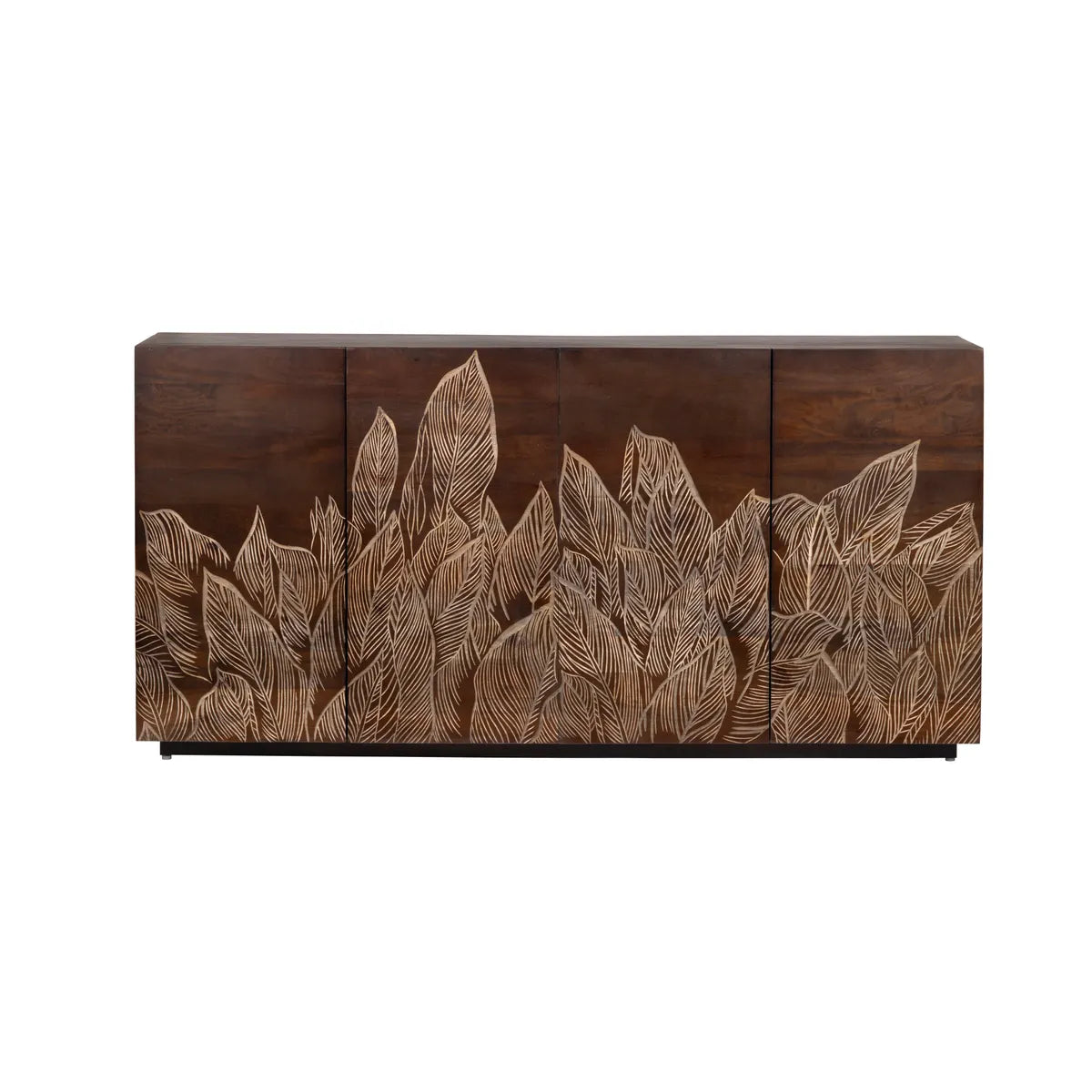 Crestview Collection Banana Leaf Four- Door Sideboard - Image 3