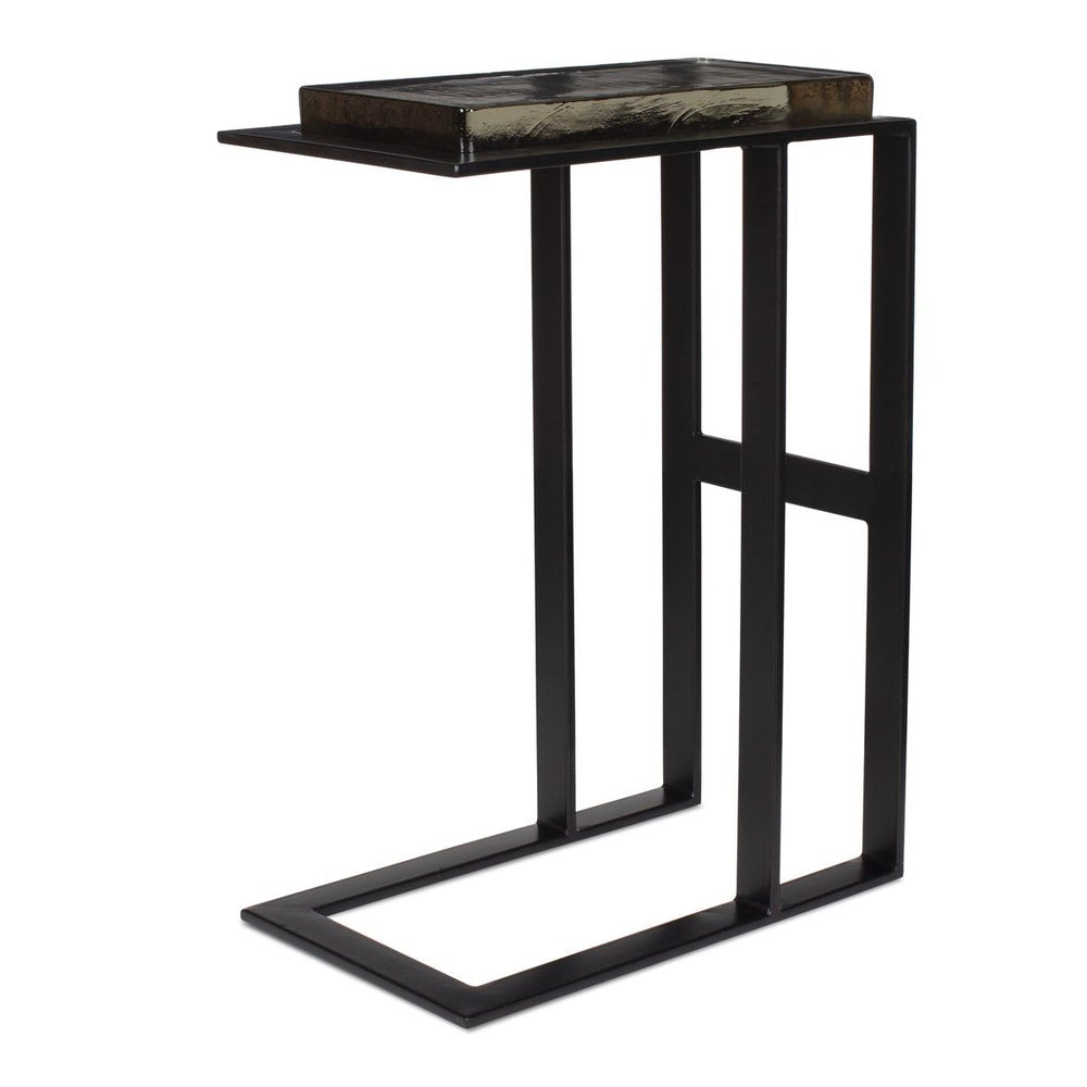 Uttermost Soma Sleek Black Iron Accent Table - Image 1